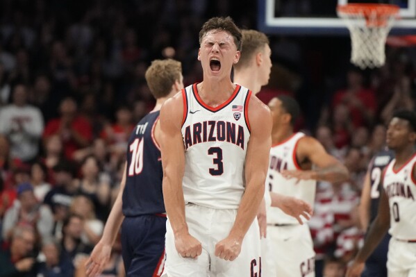 Love scores 20 points as No. 3 Arizona overpowers Belmont 100 68